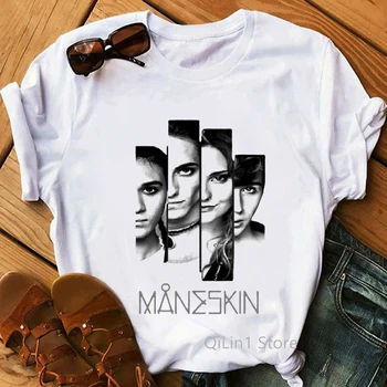 MåNeskin Il Ballo Della Vita Grafic de Imprimare T-Shirt Femme Overiszed Tricou Imbracaminte pentru Femei Rock Band Maneskin Tricou