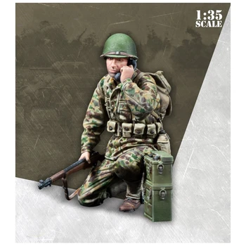 1/35 Rășină Model Figura GK, temă Militară ，Neasamblate și nevopsite kit 0
