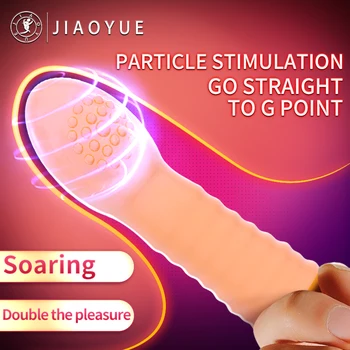 1 BUC Produse pentru Sex Jet Masaj Mănușă de Femeie Masturbari Deget Prezervativ Vagin Stimularea Flirt G Spot Jucarii Sexy pentru Femei 0