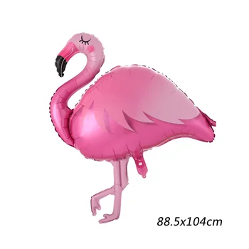 1 buc Mare Flamingo Roz Baloane Pasăre Animal Folie Aniversare de Nunta Petrecere de Vara Decor Heliu Mingi Gonflabile Cadouri pentru copii Jucarii 4