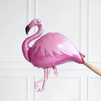 1 buc Mare Flamingo Roz Baloane Pasăre Animal Folie Aniversare de Nunta Petrecere de Vara Decor Heliu Mingi Gonflabile Cadouri pentru copii Jucarii 5