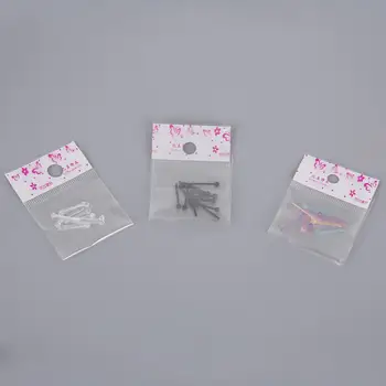 100-150pcs/lot de Moda Alb-Negru de Plastic Colorate Mini Simplu Hipoalergenic Ureche Stick de Bijuterii en-Gros Pentru Femei Și Bărbați