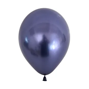 10buc 10inch Metalic luminos Balon Albastru Lucios Metalic Albastru Inchis Baloane Chrome Baloane Globos Petrecere de Nunta de Decorare 2