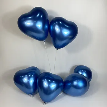 12 Inch Inima În Formă De Latex, Metal De Culoare Balon Iubesc Ziua De Naștere Petrecere De Nunta De Decorare Mărturisire Scenă Propunere De Baloane Cu Aer