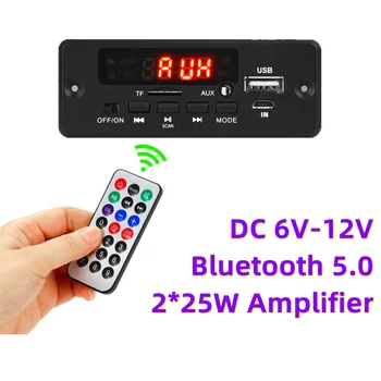 12V BT Tf, USB, FM, Aux Radio MP3 Player Auto Integrate USB Bluetooth Hands-free MP3 Decoder Bord Modulul Audio retehnologizare