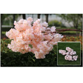 140 De Flori De Flori De Mătase Floare De Cires Sakura Ramuri De Copac Pentru Casa Masă De Sufragerie Decor Petrecere De Nunta De Decorare Flori