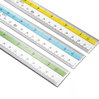 1buc 15 cm Metal Aluminiu Seturi de Bijuterii Măsură Riglă Metrică Regula Dublă Precizie care se Confruntă Instrument de Măsurare Manual DIY Consumabile