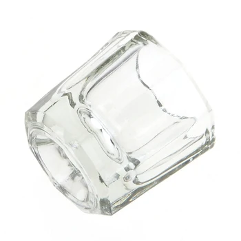 1buc Unghii Acrilice Vas de Cristal Lichid Acrilic Suport Recipient de Cristal Tentă Castron Arta Echipamente Cupa Instrumente Clare 0
