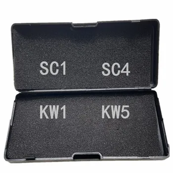 2 în 1 lishi decodor sc1 kw5 sc4 kw1 civile instrumente de lacatuserie ușa deschisă picik&decoder instrument kit ss002 ss001