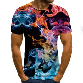 2020 mai Noi jocuri 3D T-shirt de Vară de Moda T-shirt Graphic T Shirt Vintage Men clothingShirts O-hals Tricou Om Streetwear Grappige