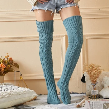 2021 Dungi Coapsa Inalta Ciorapi Sexy Femei Din Bumbac De Stocare De Toamnă De Primăvară Genunchi Șosete Peste Genunchi Ciorapi Noua Moda 2