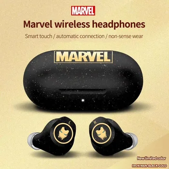2021 Marvel Iron Man, Spiderman TWS Wireless Bluetooth V5.0 Căști Stereo Universal în Ureche Sport Cască pentru Android si iPhone