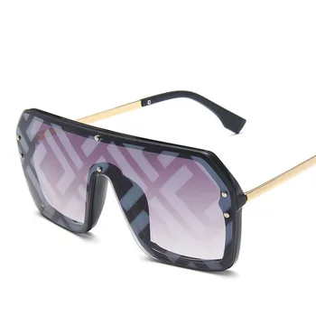 2021 noi ochelari de soare moda mare cadru de metal ocean ochelari de soare lentile de bărbați și femei retro personalitate ochelari de soare ochelari de soare 0