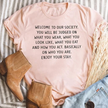2021 societate Organică T-shirt Etice făcut Vegan și Peta aprobat prietenoase cu Natura hipster de sex feminin tee ' 90 fată nouă modă topuri&tee