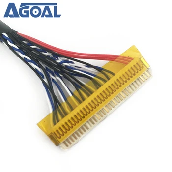 250/400 mm Universal LVDS Cable FIX-30P-S6 30pin dublu 2 ch 6-bit dual 6bit 30pins panou LCD prin cablu cu Ecran line