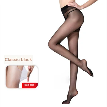 2D Invizibil Subțire Chilot Femei Dresuri Satin Ciorapi Furtun de Fitness Jambiere Sexy Lenjerie T Picioare