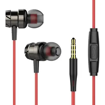 3.5 mm Stereo Muzică Căști cu Microfon HD de Reducere a Zgomotului Bass Sport Căști In-Ear Cască Jocuri Pentru Xiaomi Samsung