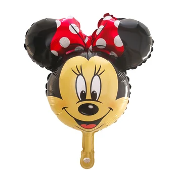 50/100buc Mini Mickey Minnie Cap Balon de Folie de Petrecere de Aniversare pentru Copii de Desene animate Minnie Mouse Ballon Aer Gonflabile Globos Decor Jucarii