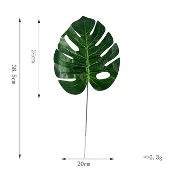 5pcs Plante Artificiale broasca Testoasa Verde Frunze Decor Acasă Fals Flori Decor de Toamnă Iarbă Artificială a Plantelor Frunze Artificiale