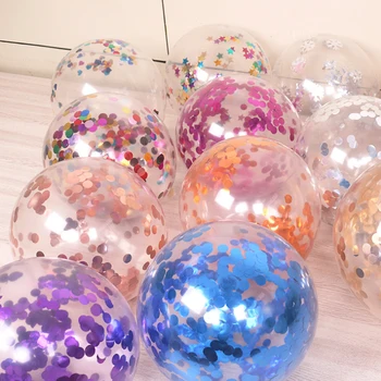 5pcs/set Confetti Balon 2020 12 țoli Aur Fericit decor Petrecere Decor Baloane de Decorare Ziua de nastere Aniversare de Nunta Baloane 0