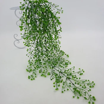 82cm Perete Artificial de Plante Rattan de Viță de vie Casa Gradina Ghirlanda Decor Nunta Simulare de Aur Bell Frunze Verzi de Plante 5
