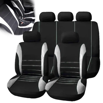 9PCS Huse Auto Universale cele Mai multe Brand Vehicul Scaune Auto Seat Protector Interior Accesorii de Automobile Seat Pălării Capace