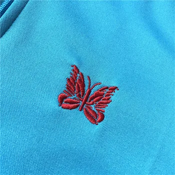 Ace albastru Poli Buna Piesa Jachete Bărbați Femei de Înaltă Calitate, Ace AWGE Sacou Roșu fluture brodat Logo-ul AWGE STRATURI 5
