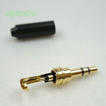 Aipinchun 2 buc 3.5 mm 3 pini Mufa Conector Reparație Diy Parte Menține Actualizat Înlocuitor pentru Casti Audio Cablu