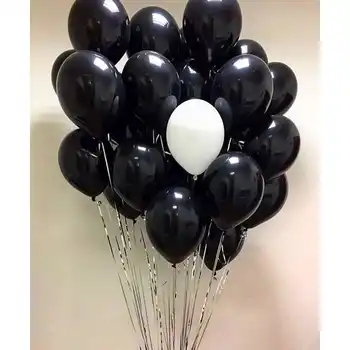 Alb-negru Temă Baloane cu Băiatul Ziua de naștere Partidul Decor Barba Sticla de Sampanie Balon de Folie de Ziua Tatălui Consumabile Partid