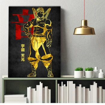 Anime Demon Slayer Poster Pânză Imagine Uzui Tengen Acasă autocolante de Perete de Arta Decor Camera de zi Camera Copil, Dormitor Canapea
