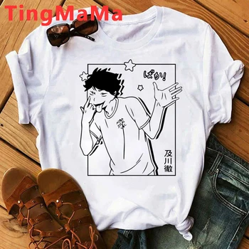 Anime-ul japonez Oya Oya Oya Haikyuu T Camasa Barbati Cadouri de Craciun Kuroo de Desene animate T-shirt Zbura Ridicat Tricou Nekoma Graphic Tee de sex Masculin 0