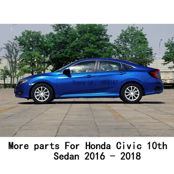 Autocolant auto Acoperi Detector Trim Externe Mânerul Ușii Titularul Cadru Hote Părți 4buc Pentru Honda Civic al 10-lea Sedan 2016 2017 2018