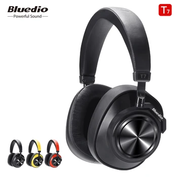 Bluedio T7 Căști Bluetooth Activ de Anulare a Zgomotului Căști Wireless pentru telefoane și muzică, cu recunoașterea feței Utilizator-pentru a defini 0