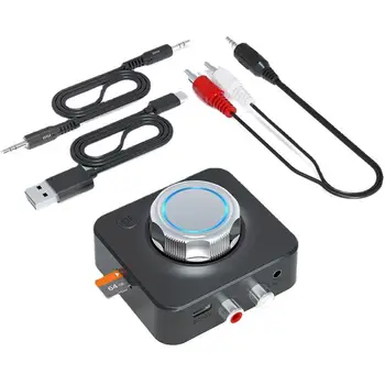 Bluetooth 5.0 Receptor Audio 3D Muzica Stereo Wireless Adapter Card TF RCA 3.5 3.5 mm AUX Jack Pentru Setul Auto cu Fir Difuzor Căști 0