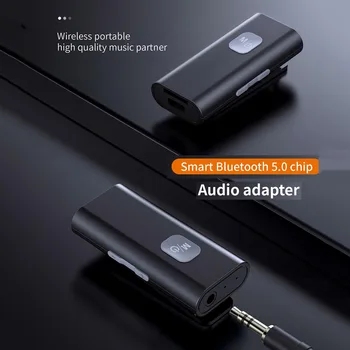 Bluetooth-compatibil 5.0 Audio Receptor Wireless Audio Adaptor Suport Microfon de 3,5 mm Adaptor AUX MP3 Player A7 4
