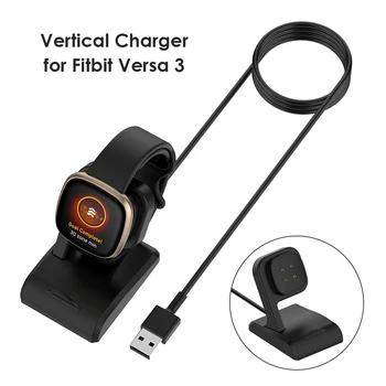 Brățară inteligent Înlocuire Cablu de Încărcare USB Încărcător pentru Fitbit-Versa 3/Fitbit Sens Cablu de Încărcare Ceas Adaptor de Alimentare 0