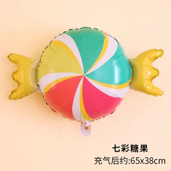 Copii Gogoasa inghetata Balon de Folie de Desert Dulce Forma De 18 Inch din Aluminiu Baloane Gonflabile Copii Ziua de nastere Decoratiuni 0
