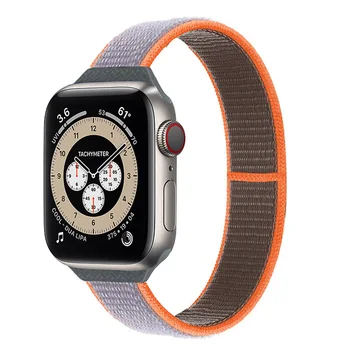 Curea Slim pentru Apple watch band 44mm 40mm 42mm 38mm smartwatch-bratara din Nylon Buclă bratara iWatch 5 3 4 6 se trupă