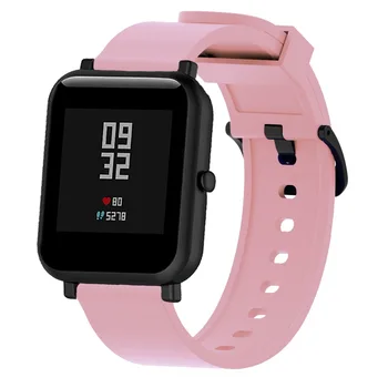 Curea de ceas Pentru Xiaomi Huami Amazfit GTS 2 Mini 2e 3 Bip U Pro S Lite GTR 42mm Bratara Silicon Watchband 0
