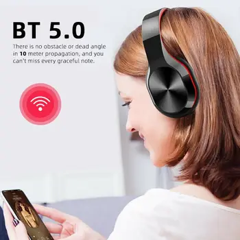 Căști Bluetooth Căști fără Fir 9D Sunet Surround Stereo pentru Căști Căști Muzică cu Transmițător pentru Calculator TV Telefon 0