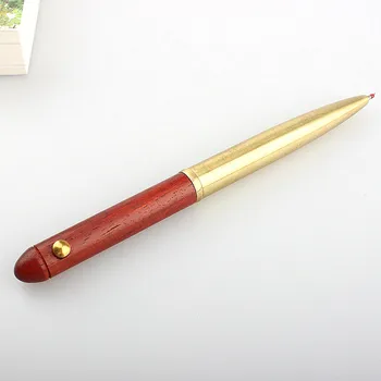 De înaltă Calitate Pix 0.7 mm Metal+Lemn de Lux Roller Pen Afaceri Scris de Birou Rechizite Școlare