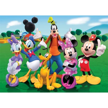 Desene Animate Disney Mickey Minnie Mouse, Donald Duck Medii Fericit Ziua De Nastere Decoruri De Vinil, Pânză De Partid Fundaluri Copil De Dus Banner