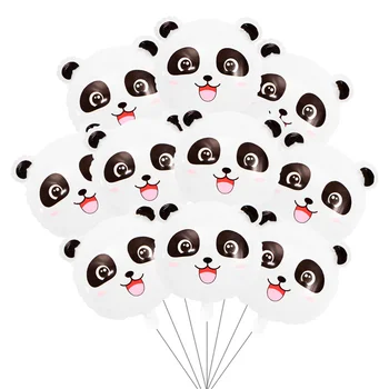 Desene Animate Panda Ziua Animal Baloane Folie Dot Balon Latex Copil De Dus Pentru Copii Copii De Ziua Consumabile Decor Petrecere 4
