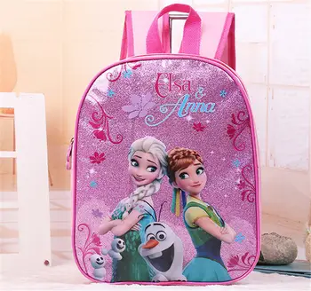 Desene animate Disney printesa rucsac copii gradinita punga Congelate fată băiat masini geanta pentru elev de stocare carte