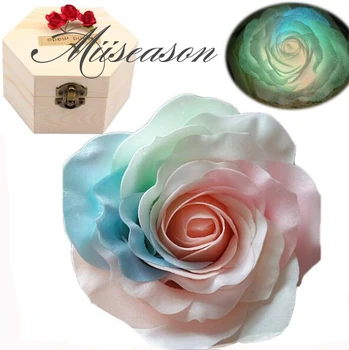 Dia 8cm Ieftine colorate de Săpun de Trandafir capete de Flori Luminoase Capul Cadou de Ziua Îndrăgostiților DIY Nunta Decor Acasă Mână de Flori de Artă 5