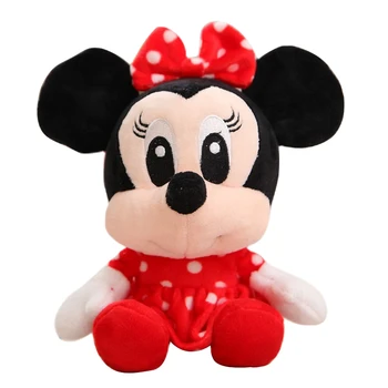 Disney Animale de Pluș Jucarii de Plus Winnie the Pooh, Mickey Mouse, Minnie Papusa Lilo și Stitch Purcel Breloc cu Pandantiv Copii Cadou 0