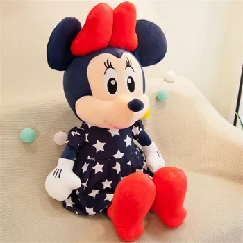 Disney Drăguț Mickey Mouse-Jucarie de Plus Mickey/minnie Papusa Mare Cuplu de Desene animate Brinquedos Copii Perna Papusa Cadou Pentru Copii