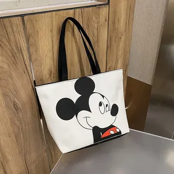 Disney femei geanta Mickey Mickey coreean simplu panza geantă de cumpărături de desene animate Japoneze uri de lumină de agrement de mare capacitate geantă de mână