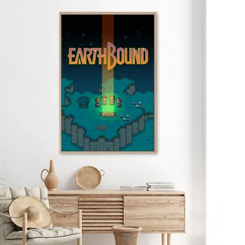 Earthbound Joc Video Poster De Imprimare Panza Pictura Pe Perete Decor Acasă 0