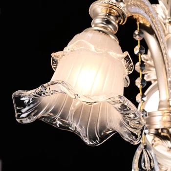 European de șampanie cristal Lampă de perete pentru casa Mare de Aluminiu K9 Cristal tranșee de perete cu soclu E14 corp de Iluminat cu Led Verlichting Baie de Lumină